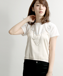 WEGO | WEGO/キャミソールレイヤードTシャツ(キャミソール)