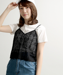 WEGO | WEGO/キャミソールレイヤードTシャツ(キャミソール)