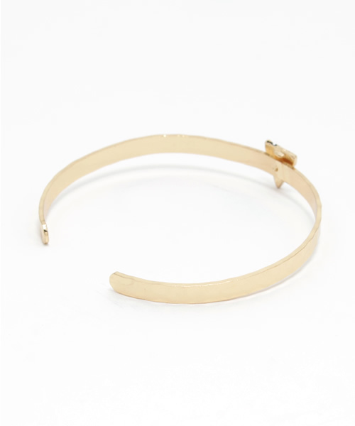 チャイハネ（チャイハネ）の「【チャイハネ】トライアングルジュエルバングル / ブレスレット（バングル/リストバンド・レディース・ゴールド/シルバー・FREE）」の3枚目の写真