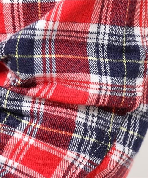 VADEL（バデル）の「3ホックチェックシャツ（シャツ/ブラウス・メンズ・ブルー/レッド・SMALL/MEDIUM/LARGE）」の10枚目の写真