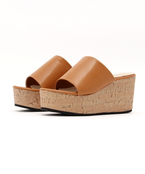 Re:EDIT（リエディ）の「ワンベルトTYPE厚底ウェッジソールサンダル[CHICMUSE][春夏新作][リエディオリジナル][Re:EDIT/リエディ]（サンダル・レディース・ホワイト/シルバー/ブラック/キャメル/ベージュ/ブルー・X-SMALL/MEDIUM/SMALL/LARGE/XX-LARGE/X-LARGE）」の5枚目の写真