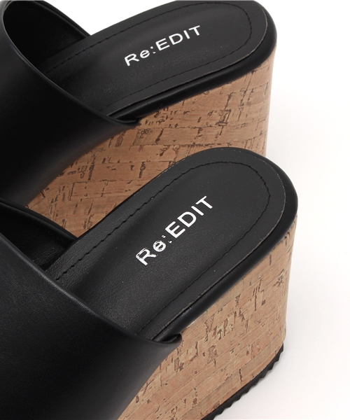 Re:EDIT（リエディ）の「ワンベルトTYPE厚底ウェッジソールサンダル[CHICMUSE][春夏新作][リエディオリジナル][Re:EDIT/リエディ]（サンダル・レディース・ホワイト/シルバー/ブラック/キャメル/ベージュ/ブルー・X-SMALL/MEDIUM/SMALL/LARGE/XX-LARGE/X-LARGE）」の11枚目の写真