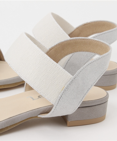 LE TALON（ルタロン）の「2.5cm アンクルゴムサンダル◆（サンダル・レディース・シルバー/ブラック/ゴールド/ブルー系その他・37.5/38/35.5/36.5）」の13枚目の写真