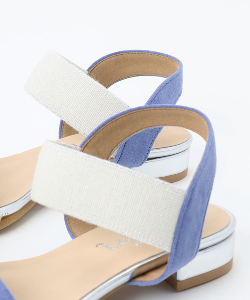 LE TALON（ルタロン）の「2.5cm アンクルゴムサンダル◆（サンダル・レディース・シルバー/ブラック/ゴールド/ブルー系その他・37.5/38/35.5/36.5）」の15枚目の写真