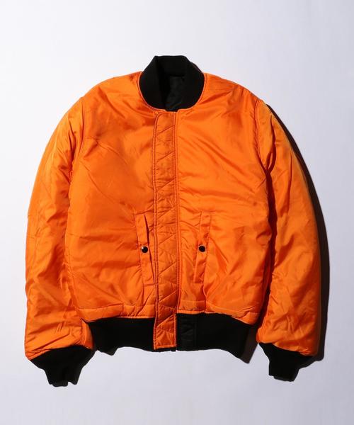 ALPHA INDUSTRIES フライトベスト XL ブラック/オレンジ ALPHA INDUSTRIES フライトベスト XL ブラック/オレンジ