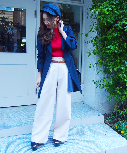 dazzlin（ダズリン）の「ベーシックリブニット（ニット/セーター・レディース・アイボリー/レッド/ネイビー/その他1・FREE）」の17枚目の写真