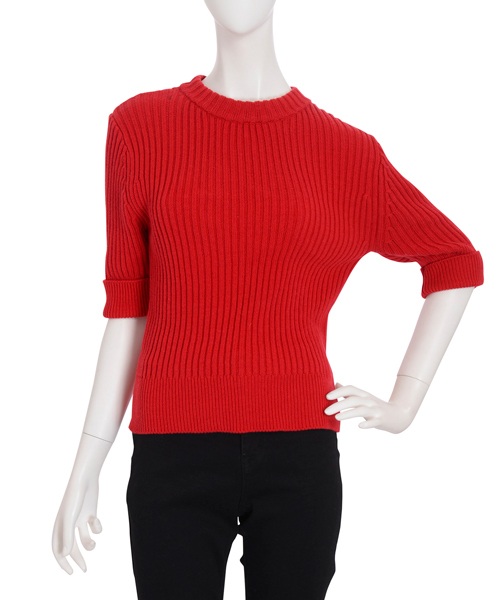 dazzlin（ダズリン）の「ベーシックリブニット（ニット/セーター・レディース・アイボリー/レッド/ネイビー/その他1・FREE）」の12枚目の写真