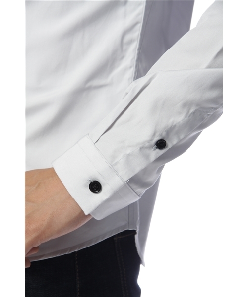 AMERICAN RAG CIE（アメリカンラグシー）の「AMERICANRAGCIE ブロードシャツ (107-ANB-M102-SH136)∴（シャツ/ブラウス・メンズ・ネイビー/バーガンディー/サックスブルー/ライトグレー/ブラック/ブルー/ダークグレー/ベージュ/ホワイト・1/2/4/3）」の14枚目の写真