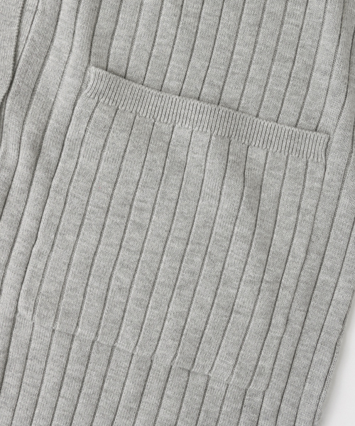 KBF+（ケービーエフプラス）の「KBF+ ロングリブカーディガン（カーディガン/ボレロ・レディース・グレー/ネイビー/ベージュ・ONE）」の12枚目の写真