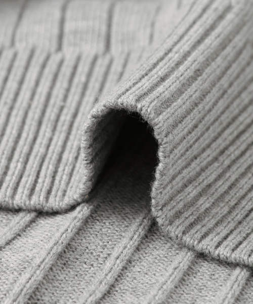 KBF+（ケービーエフプラス）の「KBF+ ロングリブカーディガン（カーディガン/ボレロ・レディース・グレー/ネイビー/ベージュ・ONE）」の15枚目の写真