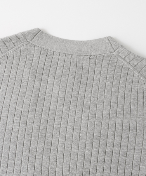 KBF+（ケービーエフプラス）の「KBF+ ロングリブカーディガン（カーディガン/ボレロ・レディース・グレー/ネイビー/ベージュ・ONE）」の16枚目の写真