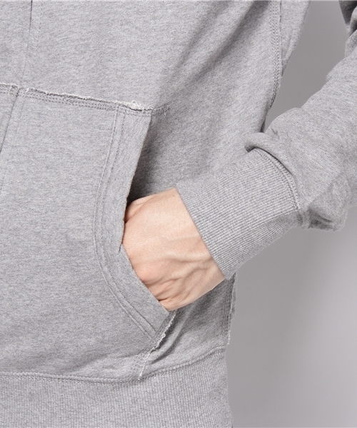 TOMMY HILFIGER（トミーヒルフィガー）の「OTTER FLAG HOODY ZIPTHRU（パーカー・メンズ・グレー/ブルー・SMALL/MEDIUM/LARGE）」の6枚目の写真