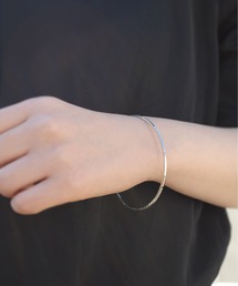 KU-CROISSANT（クークロワッサン）の「「ieLS」SV925  シルバー カッティングバングル（バングル/リストバンド）」