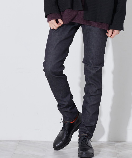 STUDIOUS（ステュディオス）の「【JOHN LAWRENCE SULLIVAN】定番テーパードジーンズ（デニムパンツ・メンズ・ブラック/ブルー・44/42）」の2枚目の写真