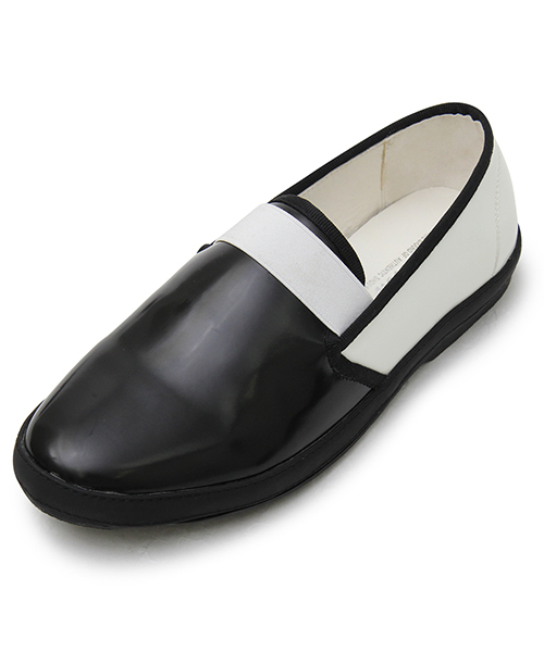 glabella（グラベラ）の「エラスティックバンド エナメル スリッポン / フロントゴア / ゴムバンド（ドレスシューズ・メンズ・ブラック/ブラック×ホワイト/バーガンディー・L/M/S）」の10枚目の写真