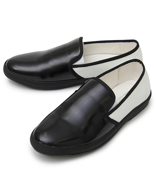 glabella（グラベラ）の「エラスティックバンド エナメル スリッポン / フロントゴア / ゴムバンド（ドレスシューズ・メンズ・ブラック/ブラック×ホワイト/バーガンディー・L/M/S）」の15枚目の写真