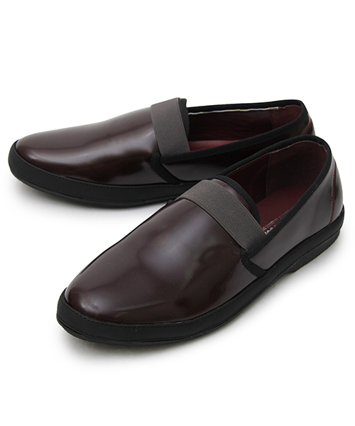 glabella（グラベラ）の「エラスティックバンド エナメル スリッポン / フロントゴア / ゴムバンド（ドレスシューズ・メンズ・ブラック/ブラック×ホワイト/バーガンディー・L/M/S）」の19枚目の写真