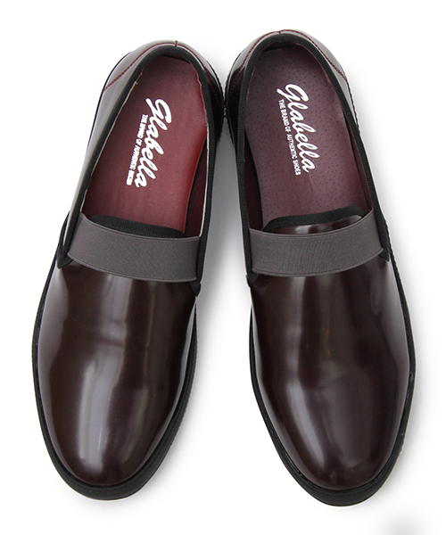 glabella（グラベラ）の「エラスティックバンド エナメル スリッポン / フロントゴア / ゴムバンド（ドレスシューズ・メンズ・ブラック/ブラック×ホワイト/バーガンディー・L/M/S）」の20枚目の写真