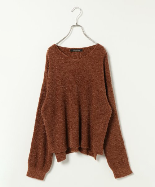 VENCEEXCHANGE(ヴァンスエクスチェンジ)の「ミニフェザープルオーバー(ニット/セーター・レディース・ブラック/ブラウン/オフホワイト/ネイビー/パープル/ボルドー/グレー/ピンク/イエロー/グリーン・MEDIUM)」の5枚目の写真