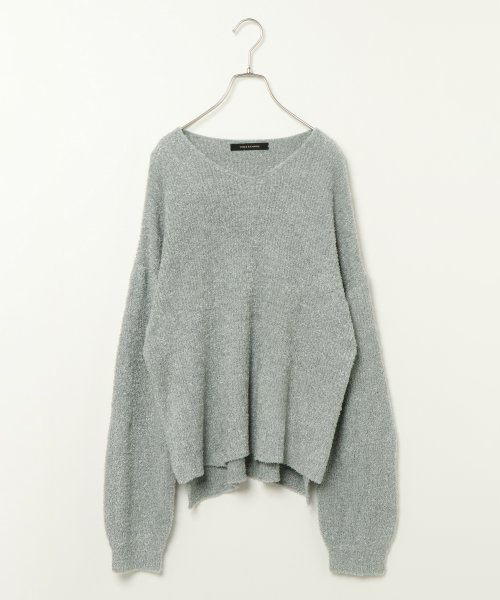 VENCEEXCHANGE(ヴァンスエクスチェンジ)の「ミニフェザープルオーバー(ニット/セーター・レディース・ブラック/ブラウン/オフホワイト/ネイビー/パープル/ボルドー/グレー/ピンク/イエロー/グリーン・MEDIUM)」の4枚目の写真