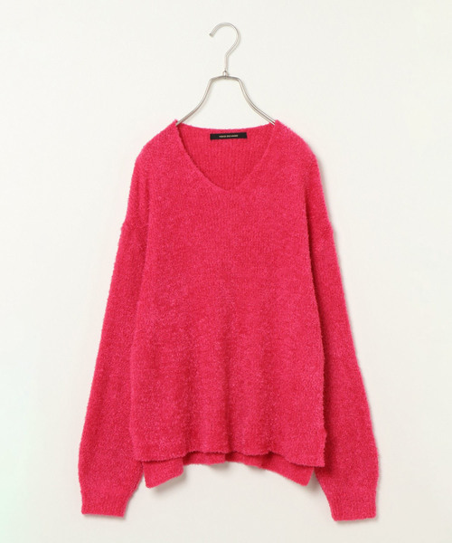 VENCEEXCHANGE(ヴァンスエクスチェンジ)の「ミニフェザープルオーバー(ニット/セーター・レディース・ブラック/ブラウン/オフホワイト/ネイビー/パープル/ボルドー/グレー/ピンク/イエロー/グリーン・MEDIUM)」の9枚目の写真