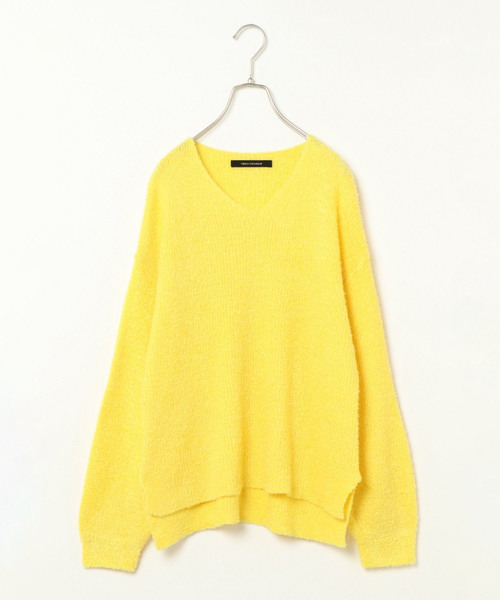 VENCEEXCHANGE(ヴァンスエクスチェンジ)の「ミニフェザープルオーバー(ニット/セーター・レディース・ブラック/ブラウン/オフホワイト/ネイビー/パープル/ボルドー/グレー/ピンク/イエロー/グリーン・MEDIUM)」の8枚目の写真