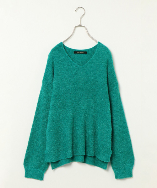 VENCEEXCHANGE(ヴァンスエクスチェンジ)の「ミニフェザープルオーバー(ニット/セーター・レディース・ブラック/ブラウン/オフホワイト/ネイビー/パープル/ボルドー/グレー/ピンク/イエロー/グリーン・MEDIUM)」の1枚目の写真