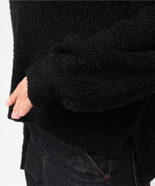 VENCEEXCHANGE(ヴァンスエクスチェンジ)の「ミニフェザープルオーバー(ニット/セーター・レディース・ブラック/ブラウン/オフホワイト/ネイビー/パープル/ボルドー/グレー/ピンク/イエロー/グリーン・MEDIUM)」の14枚目の写真