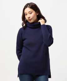 RIVE DROITE | 片畦タートルチュニック(ニット/セーター)