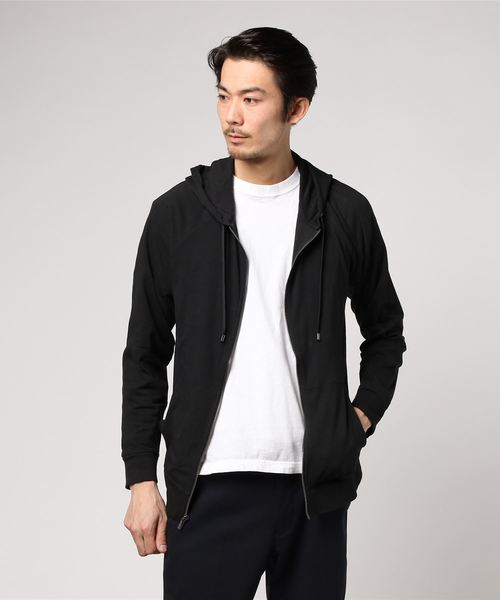 Calvin Klein Underwear(カルバンクラインアンダーウェア)の「FOCUSED FIT LOUNGE ジップフーディ(ルームウェア/パジャマ・メンズ・グレー/ブラック・MEDIUM/SMALL/LARGE/X-LARGE)」の2枚目の写真