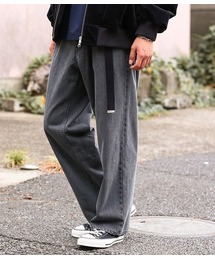 JUNRED | 【WEB別注】デニムワイドパンツ(デニムパンツ)