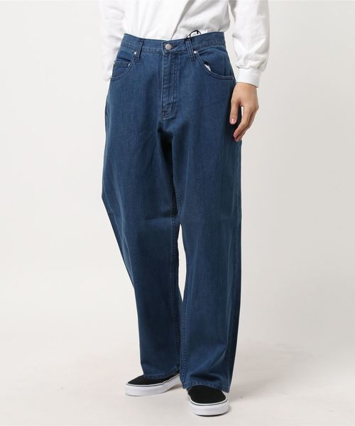 JUNRED（ジュンレッド）の「【WEB別注】デニムワイドパンツ（デニムパンツ・メンズ・ブラック/サックスブルー/ネイビー/ブルー/ブルー系その他・S/M/L）」の10枚目の写真