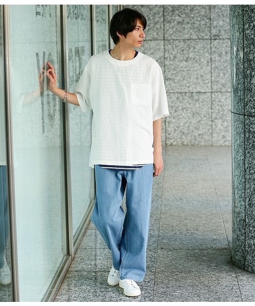 JUNRED（ジュンレッド）の「【WEB別注】デニムワイドパンツ（デニムパンツ・メンズ・ブラック/サックスブルー/ネイビー/ブルー/ブルー系その他・S/M/L）」の15枚目の写真