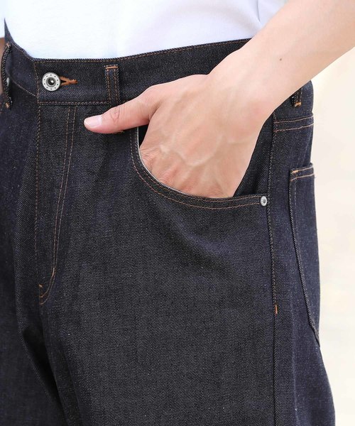 JUNRED（ジュンレッド）の「【WEB別注】デニムワイドパンツ（デニムパンツ・メンズ・ブラック/サックスブルー/ネイビー/ブルー/ブルー系その他・S/M/L）」の17枚目の写真