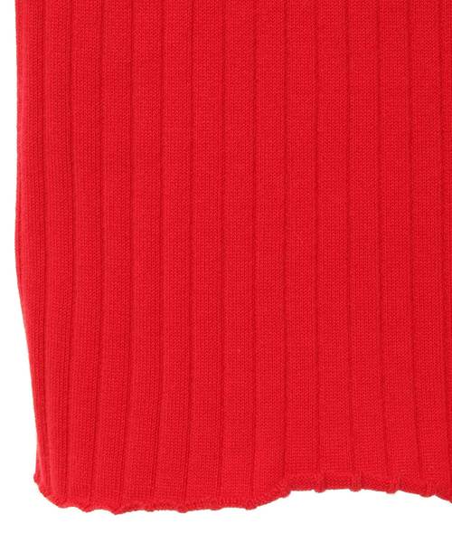 The Virgnia(ザ ヴァージニア)の「変形リブスクエアネックニット(ニット/セーター・レディース・ネイビー/レッド/オフホワイト・FREE)」の6枚目の写真