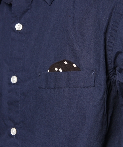 BEAMS（ビームス）の「○BEAMS / ポケットチーフ ミニレギュラーシャツ（シャツ/ブラウス・メンズ・グレー/ネイビー・SMALL/MEDIUM/LARGE/X-LARGE）」の7枚目の写真
