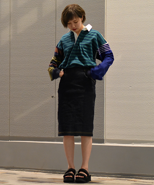 SHAKA（シャカ）の「【SHAKA / シャカ】BUNGY SLIDE PLATFORM（サンダル・レディース・スモークピンク/ホワイト/ラベンダー/グレー/グレイッシュブルー/ブラック/モカ・5/6/7）」の15枚目の写真