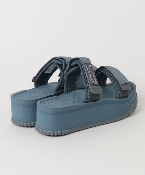 SHAKA（シャカ）の「【SHAKA / シャカ】BUNGY SLIDE PLATFORM（サンダル・レディース・スモークピンク/ホワイト/ラベンダー/グレー/グレイッシュブルー/ブラック/モカ・5/6/7）」の9枚目の写真