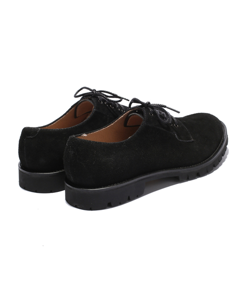 MR.OLIVE(ミスターオリーブ)の「WATER PROOF GOAT SUEDE LEATHER / VIBRAM TANK SOLE POSTMAN SHOES(ブーツ・メンズ・ブラック/キャメル・SMALL/MEDIUM/LARGE)」の5枚目の写真