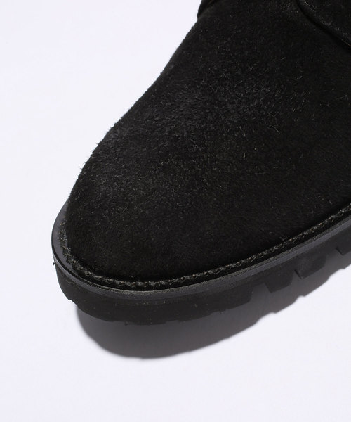 MR.OLIVE(ミスターオリーブ)の「WATER PROOF GOAT SUEDE LEATHER / VIBRAM TANK SOLE POSTMAN SHOES(ブーツ・メンズ・ブラック/キャメル・SMALL/MEDIUM/LARGE)」の8枚目の写真