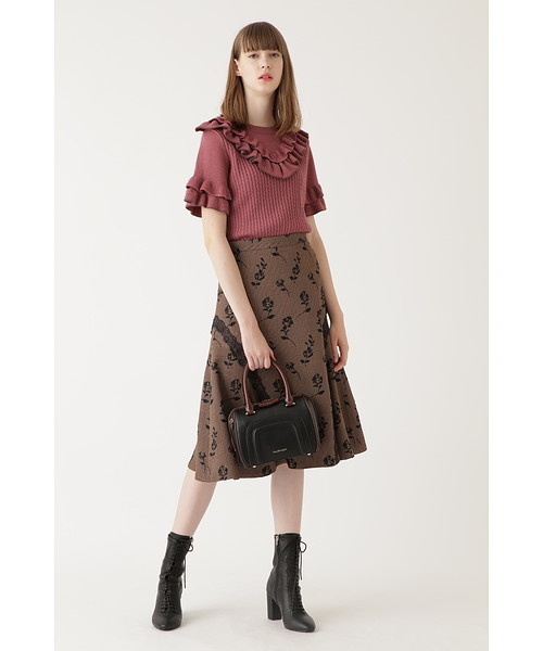 JILL STUART（ジルスチュアート）の「◆スティーナラッフルニット（ニット/セーター・レディース・ホワイト/ベージュ/ピンク/グレー・FREE）」の15枚目の写真