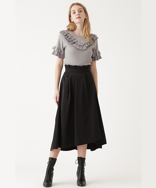 JILL STUART（ジルスチュアート）の「◆スティーナラッフルニット（ニット/セーター・レディース・ホワイト/ベージュ/ピンク/グレー・FREE）」の18枚目の写真