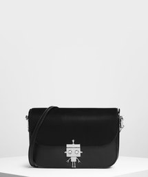 CHARLES & KEITH | ロボットディテールプッシュロックバッグ / Robot Detail Push-Lock Bag(ショルダーバッグ)