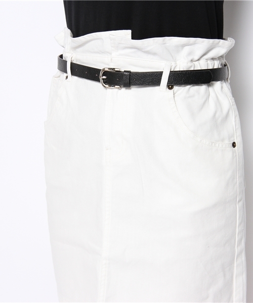 Chico（チコ）の「デニムベルト付SK（スカート・レディース・ネイビー/ホワイト・SMALL/MEDIUM）」の11枚目の写真