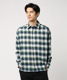 VENCEEXCHANGE | ドロップショルダーチェックシャツ(シャツ/ブラウス)