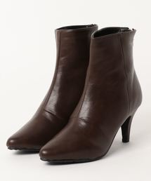 バックファスナー付美シルエットブーツ