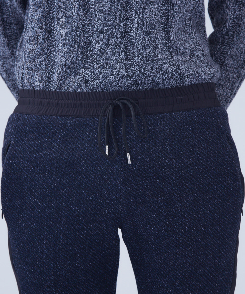 ABAHOUSE（アバハウス）の「カルゼフリースラインジョガーパンツ（その他パンツ・メンズ・チャコールグレー/ネイビー・44/46/48）」の6枚目の写真