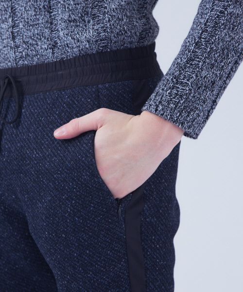 ABAHOUSE（アバハウス）の「カルゼフリースラインジョガーパンツ（その他パンツ・メンズ・チャコールグレー/ネイビー・44/46/48）」の7枚目の写真