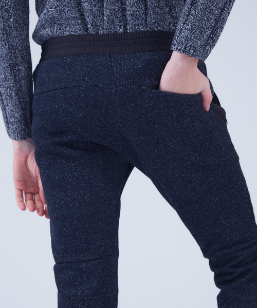 ABAHOUSE（アバハウス）の「カルゼフリースラインジョガーパンツ（その他パンツ・メンズ・チャコールグレー/ネイビー・44/46/48）」の8枚目の写真