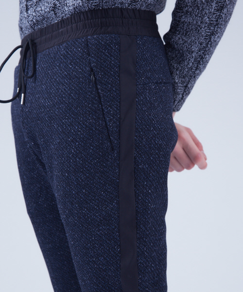 ABAHOUSE（アバハウス）の「カルゼフリースラインジョガーパンツ（その他パンツ・メンズ・チャコールグレー/ネイビー・44/46/48）」の9枚目の写真